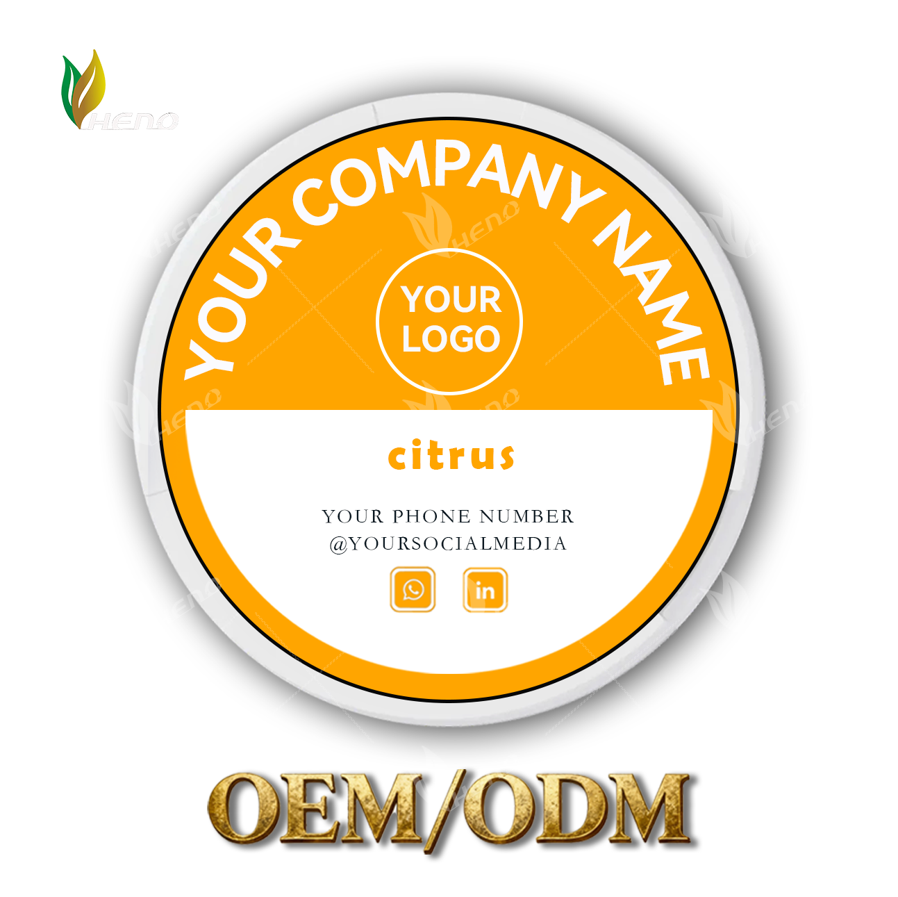 Zitrus-Nikotinbeutel