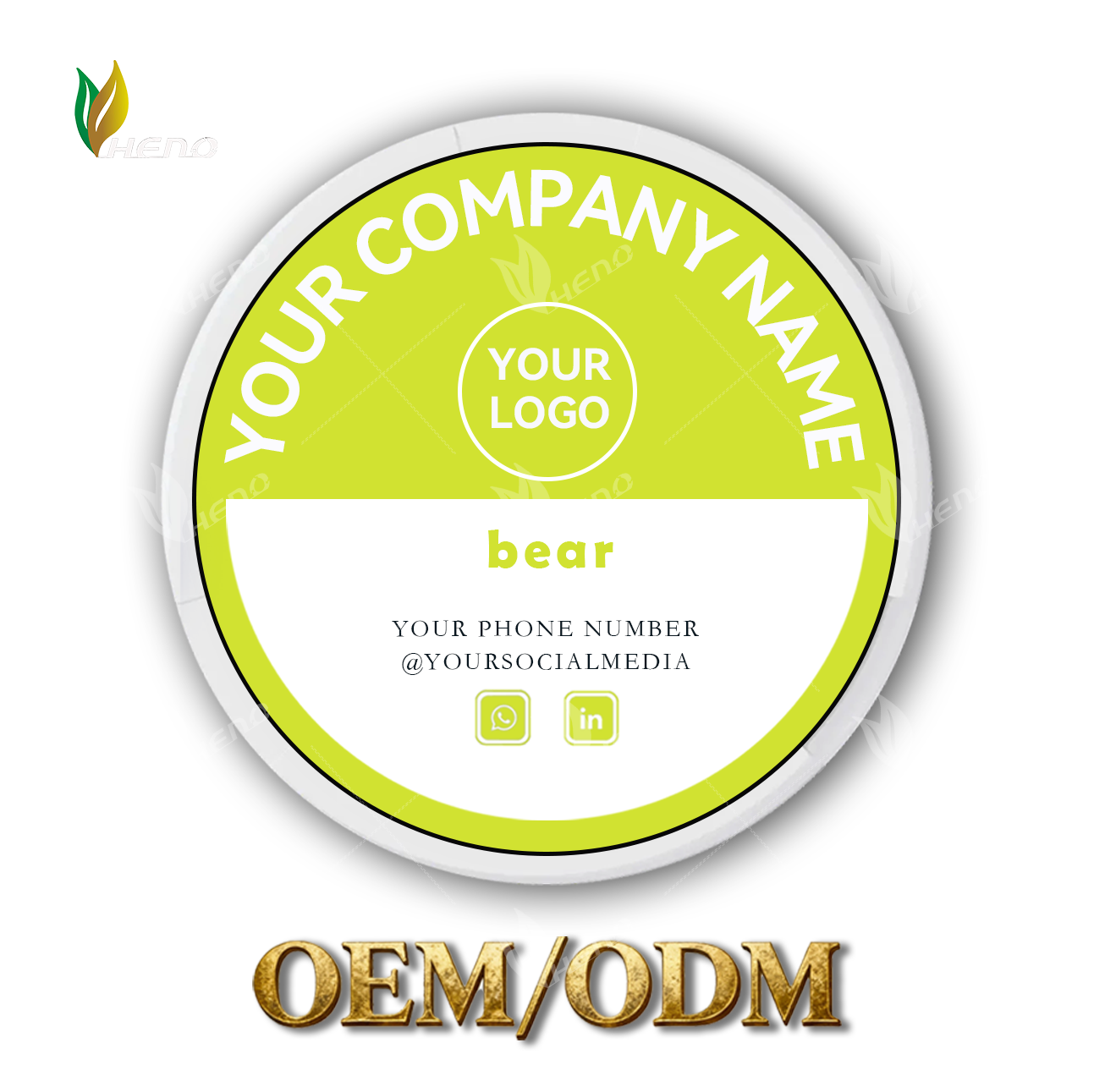 Birnenförmige Nikotinbeutel