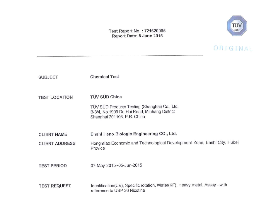 usp grade nikotin